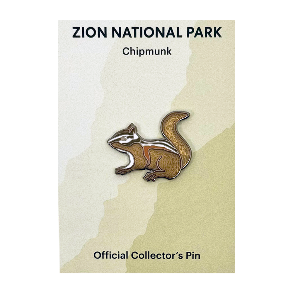 Pin - Animal - Chipmunk - Zion Natl Park Forever Project