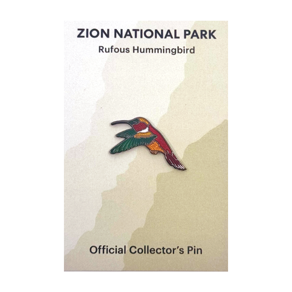 Pin - Animal - Rufous Hummingbird - Zion Natl Park Forever Project