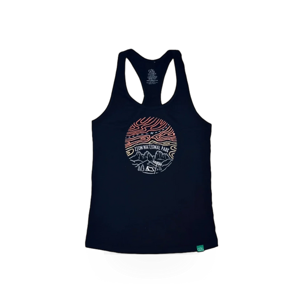 Black sleeveless shirt from the Wild Tribute Into Wild collection featuring a stylish theme design.