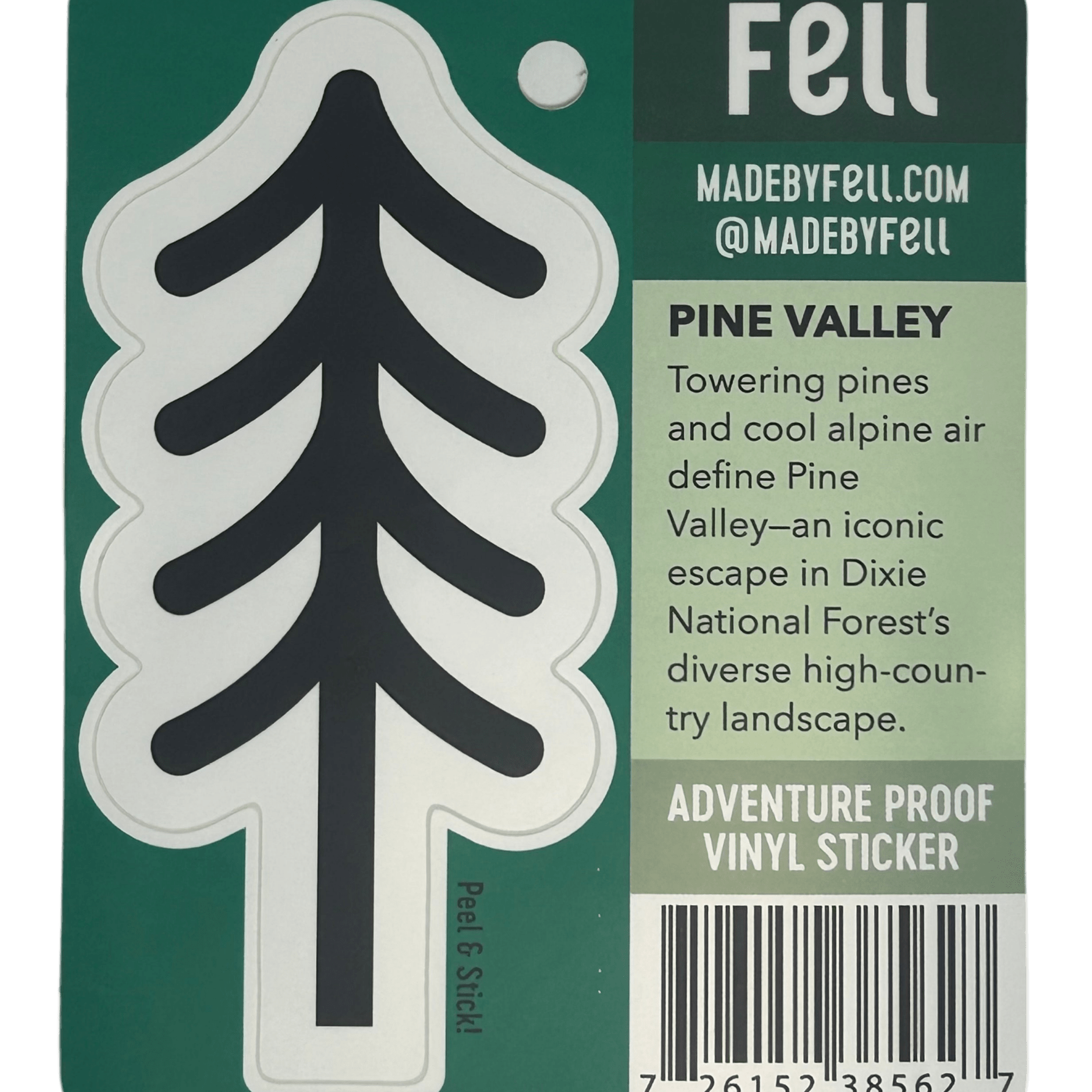 Sticker - Pine Valley Fell - Zion Natl Park Forever Project