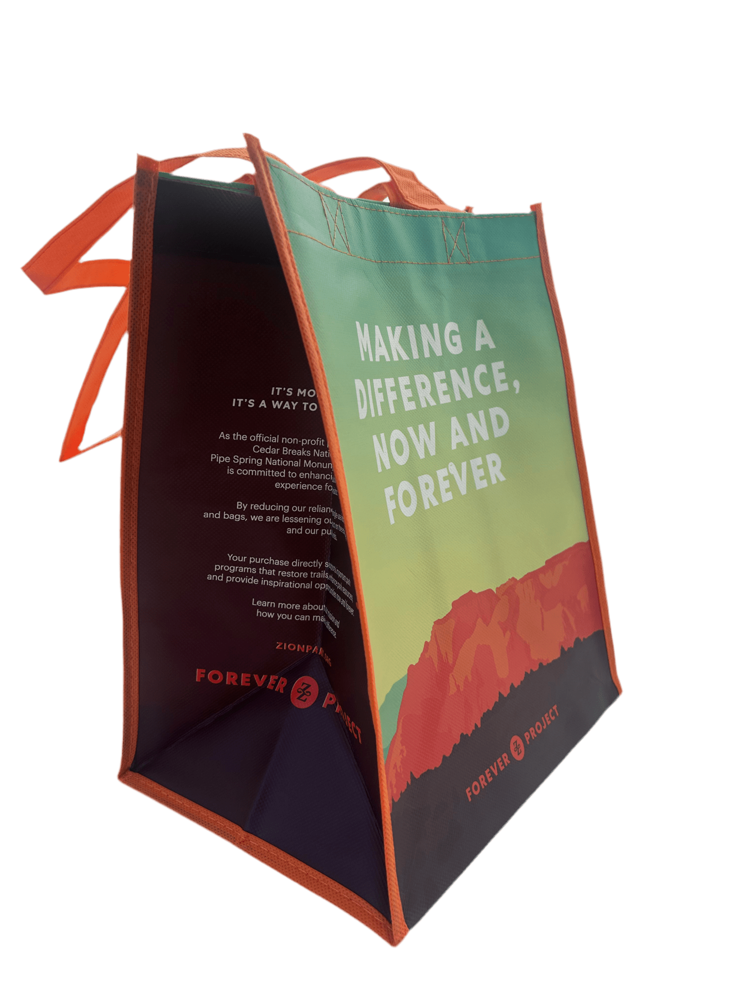 Tote - Merchandise Bag Large - Zion Natl Park Forever Project