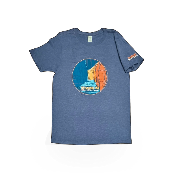 Concept 360 Narrows Wild T-shirt with graphic print, casual fit, and short sleeves, displayed flat on a white background.