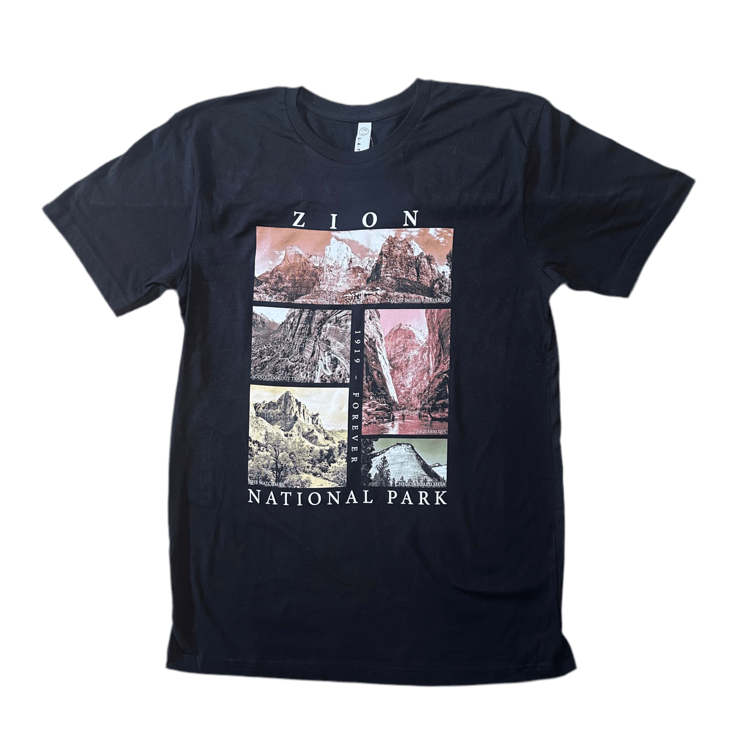Tshirt - Zion Photo Collage - Zion Natl Park Forever Project