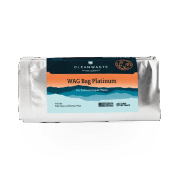 Safety waste bag from American Innotek's Platinum Wag Bag collection, designed for secure pet waste disposal.
