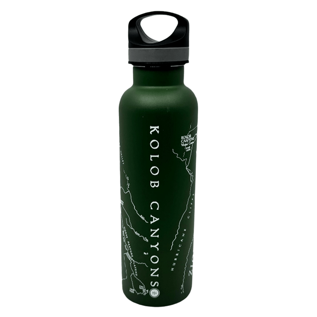 Water Bottle - Kolob Map - Zion Natl Park Forever Project