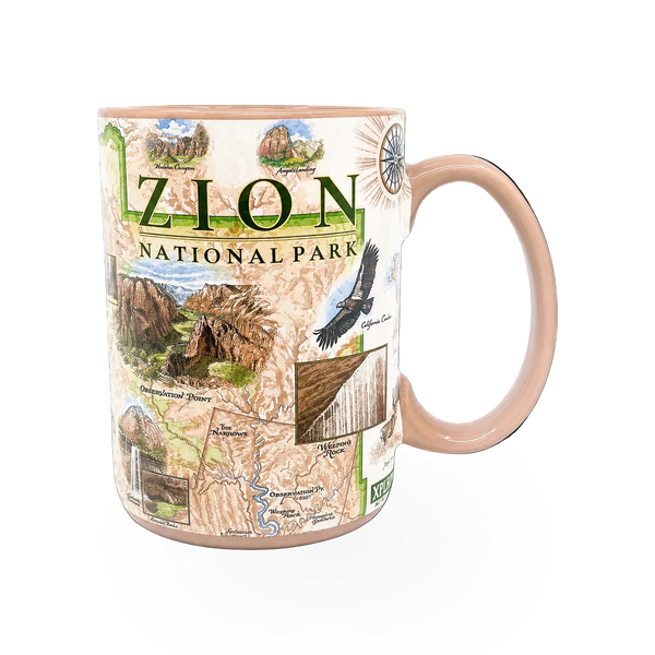 Mug - Xplorer Zion Map