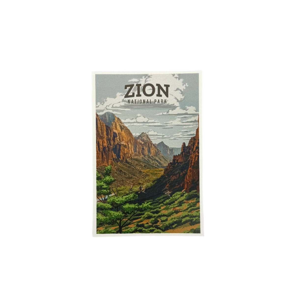Postcard Zion - Canyon 115029