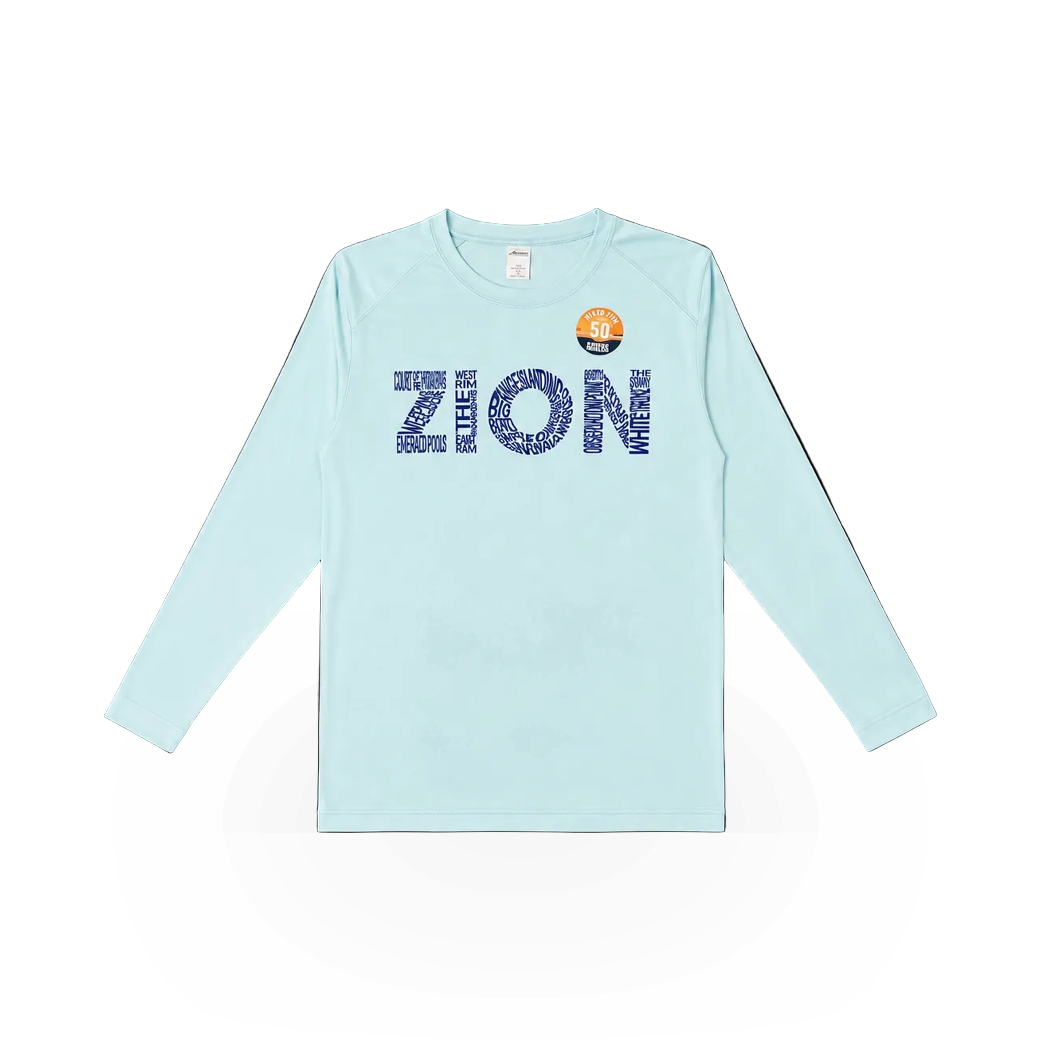 Tshirt - Zion Word LS Sunshirt | Zion Natl Park Forever Project