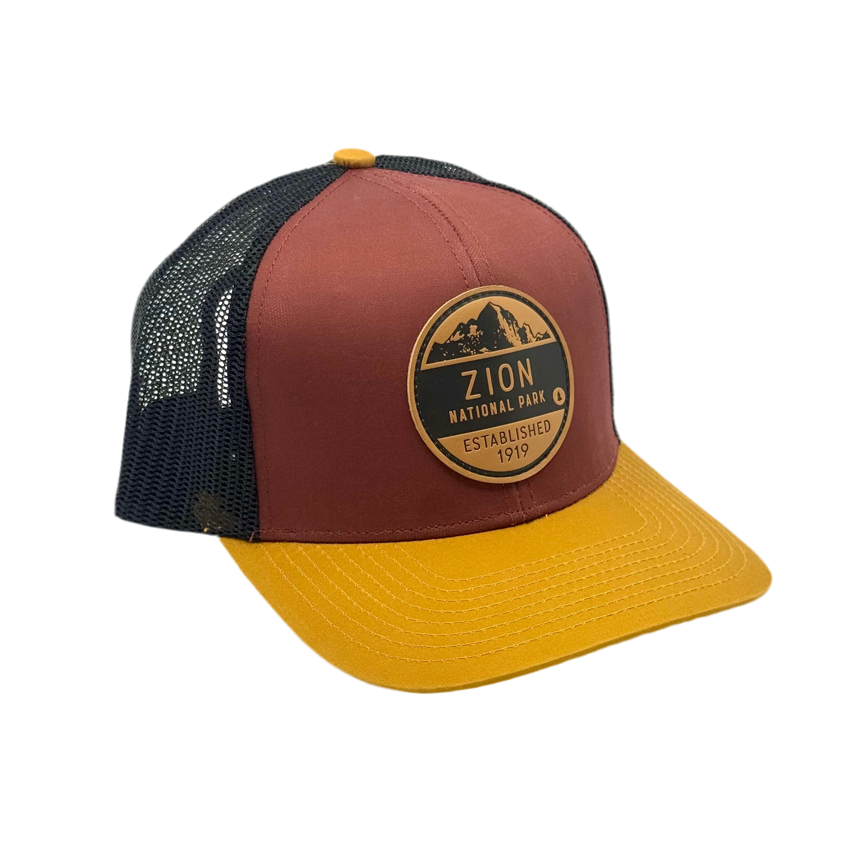 Hat - Zion Leather Patch