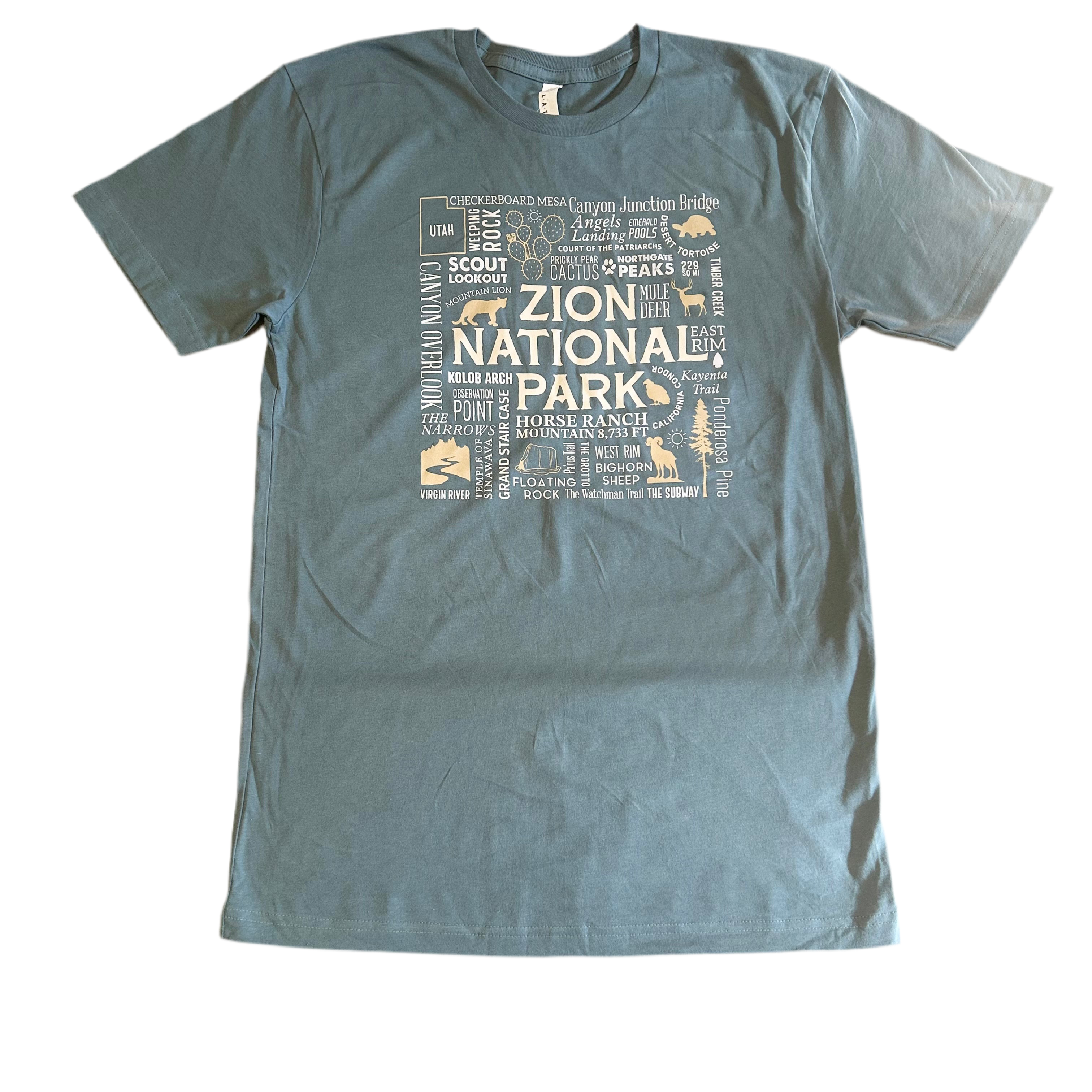 Tshirt - Zion Landmark Collage
