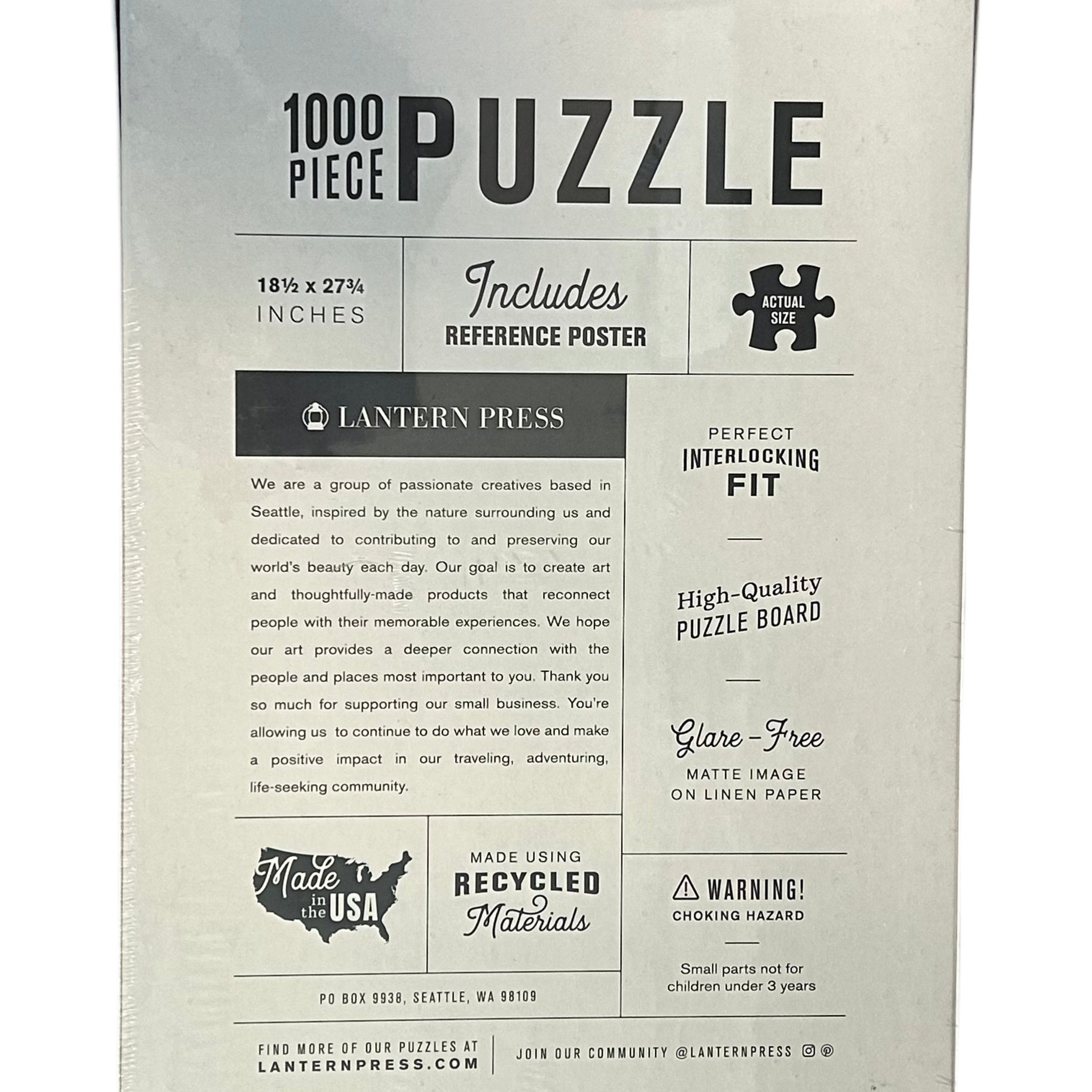 Puzzle - Natl Parks 111628-1000PZ - Zion Natl Park Forever Project