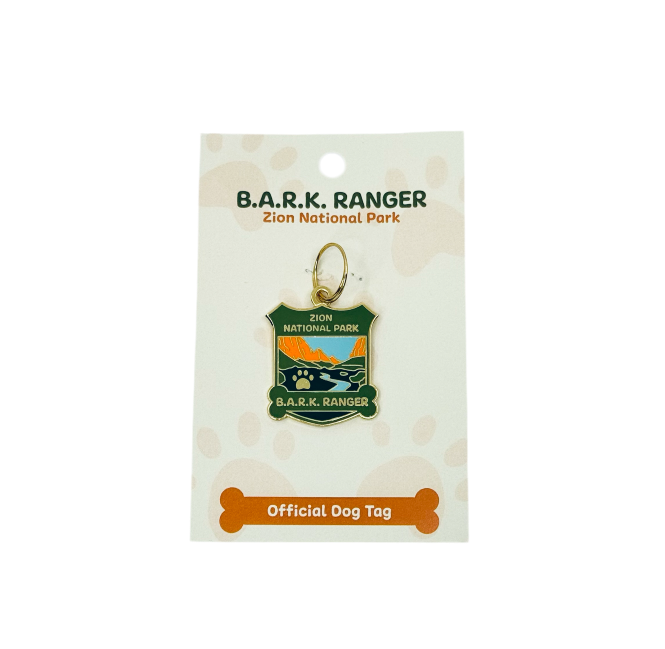 BARK Ranger - Dog Tag - Zion - Zion Natl Park Forever Project