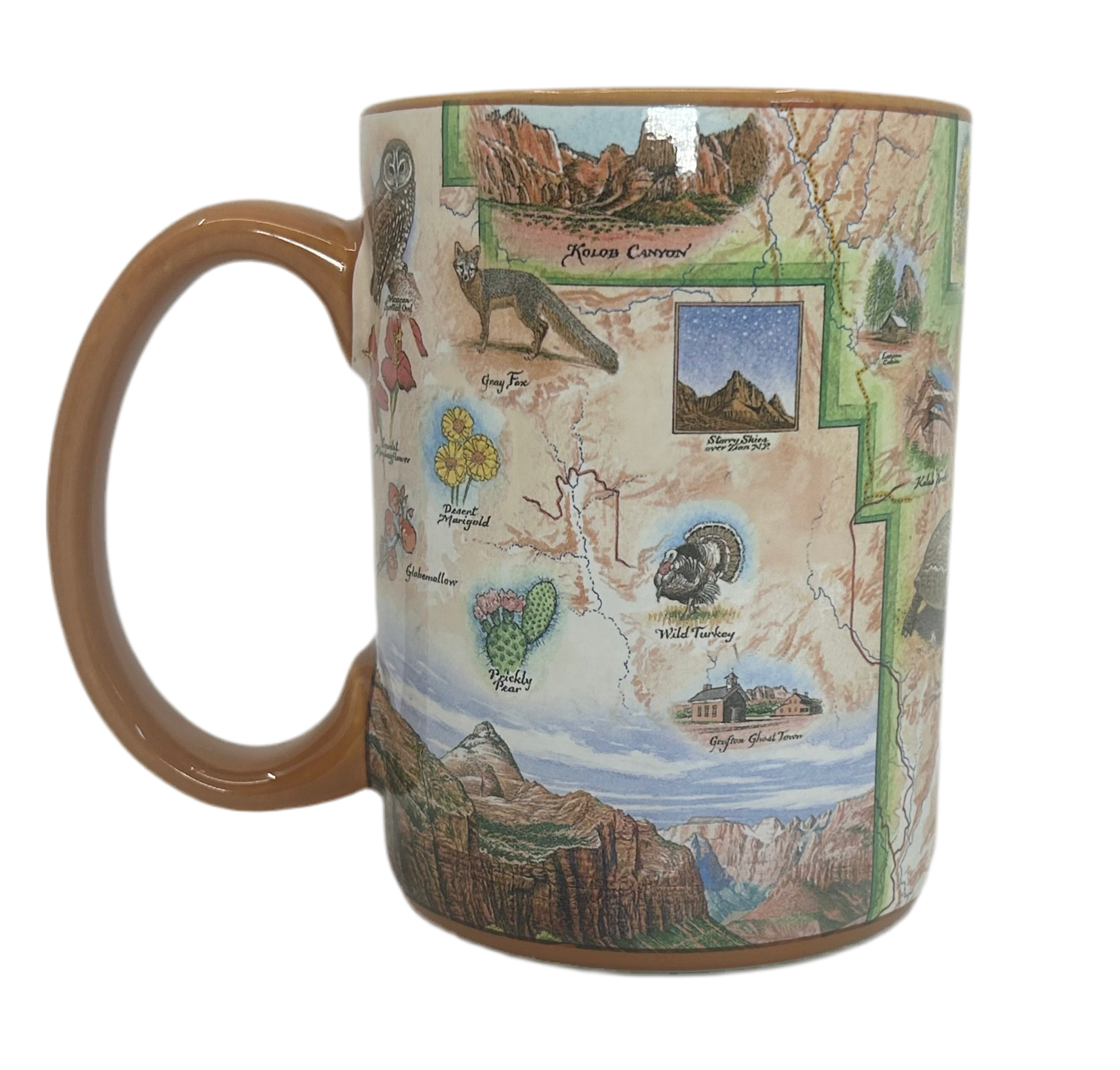 Mug - Xplorer Zion Map - Zion Natl Park Forever Project