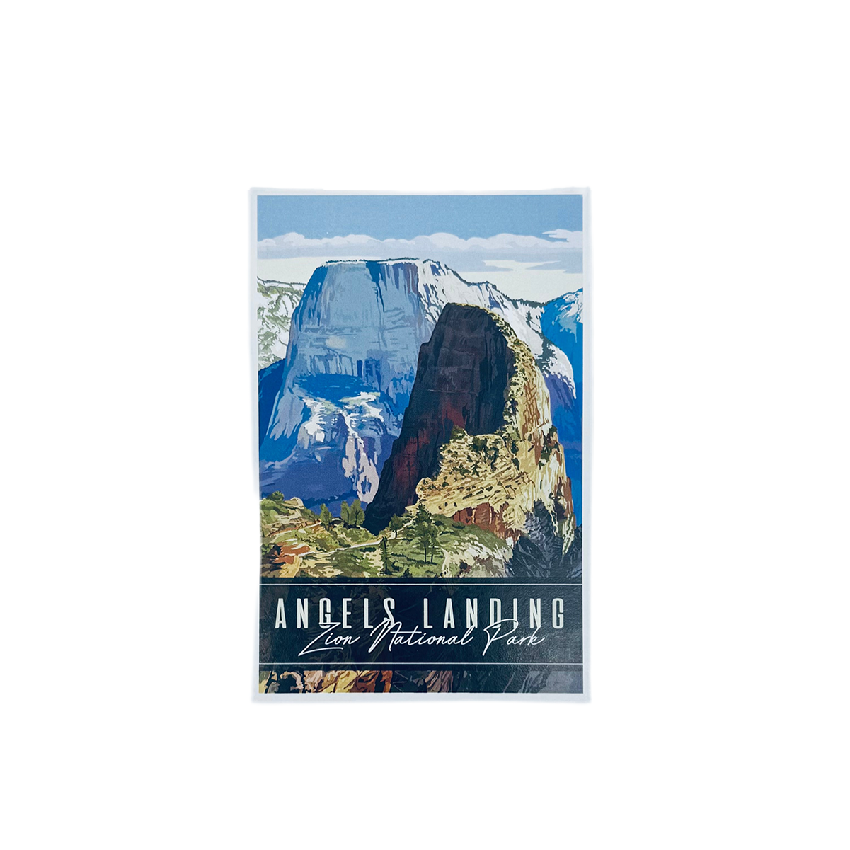 Postcard - Angels Landing 87787 - Zion Natl Park Forever Project