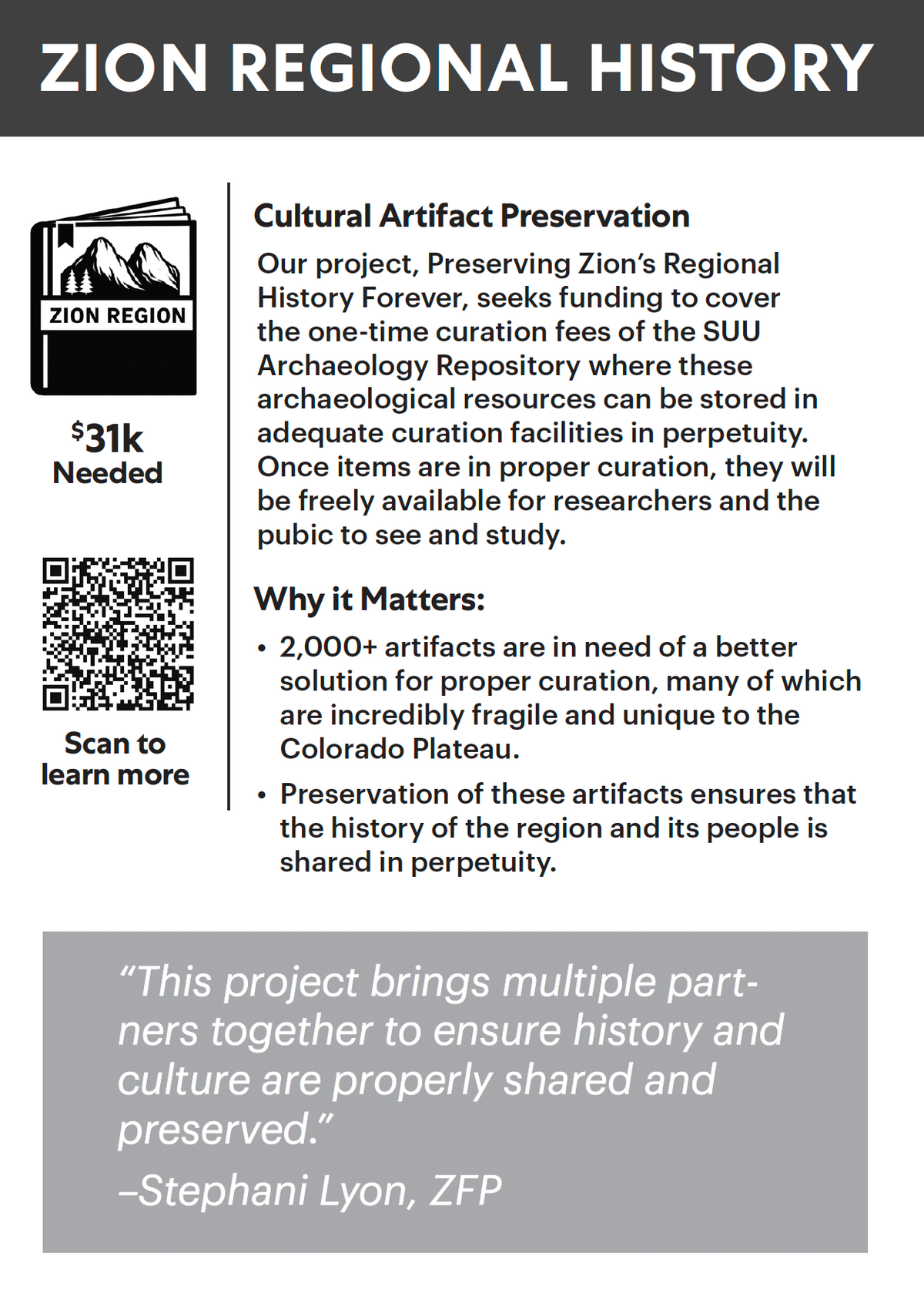 Preserving Zion’s Regional History Forever — back