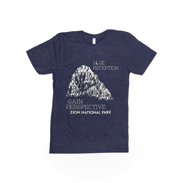 RMR Designs Lose Reception theme T-shirt featuring a casual fit with bold logo print on the front.
