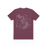 McGovern Maps Zion GPS themed T-shirt featuring a stylish design with Zion National Park map artwork.