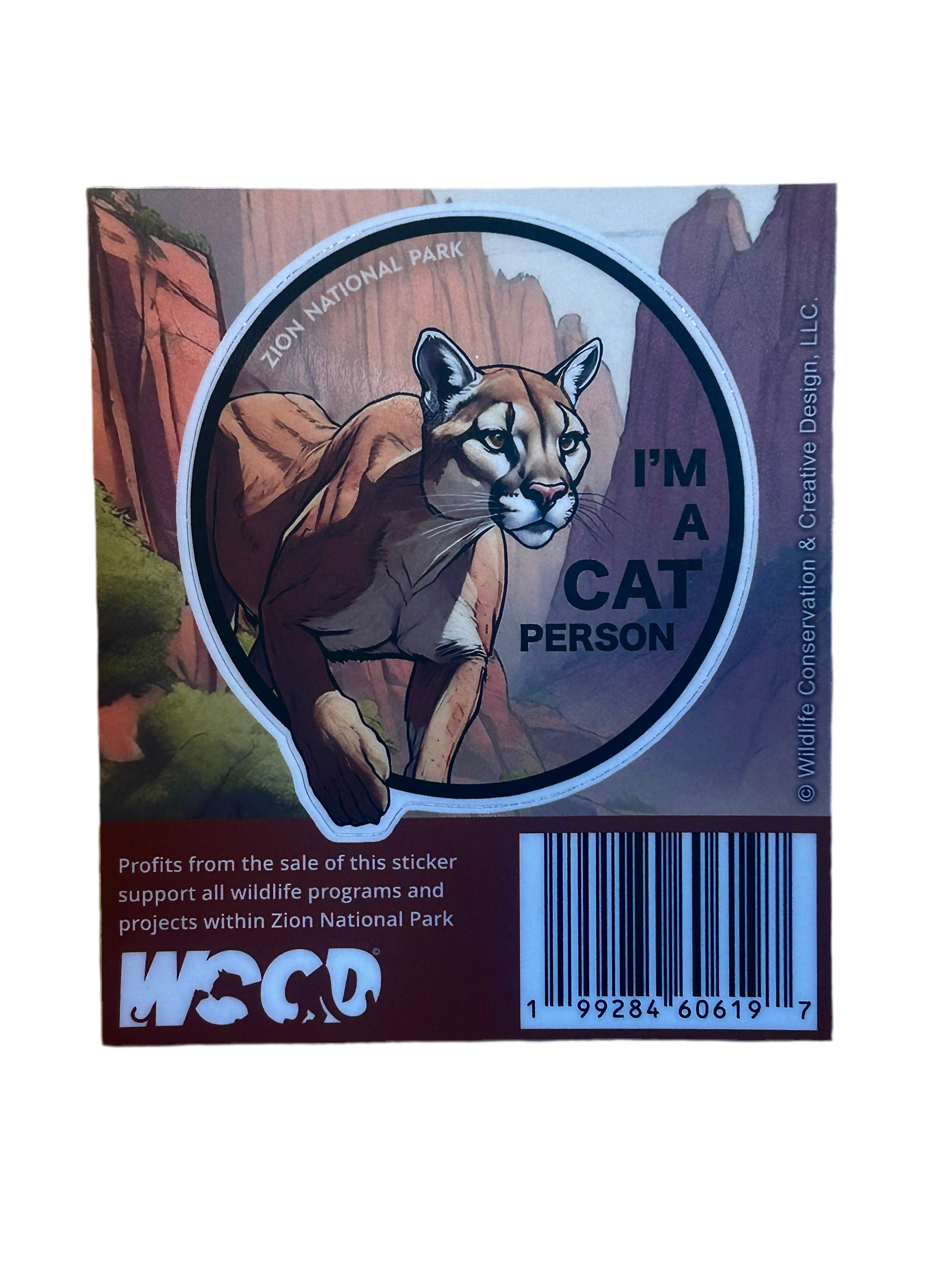 Adopt-A-Mountain Lion - Sticker