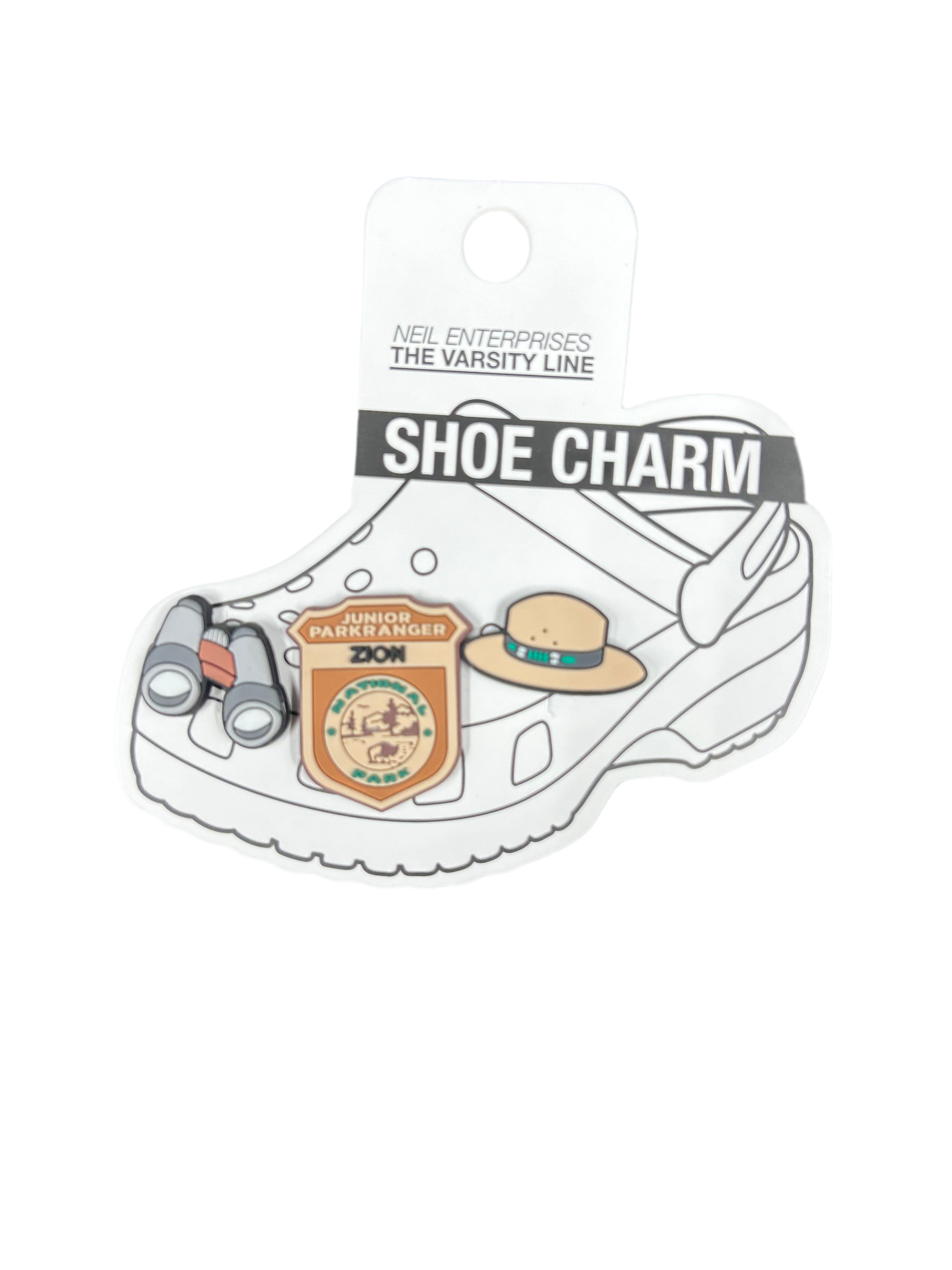 Charm - Jr Ranger Shoe Charm - Zion Natl Park Forever Project