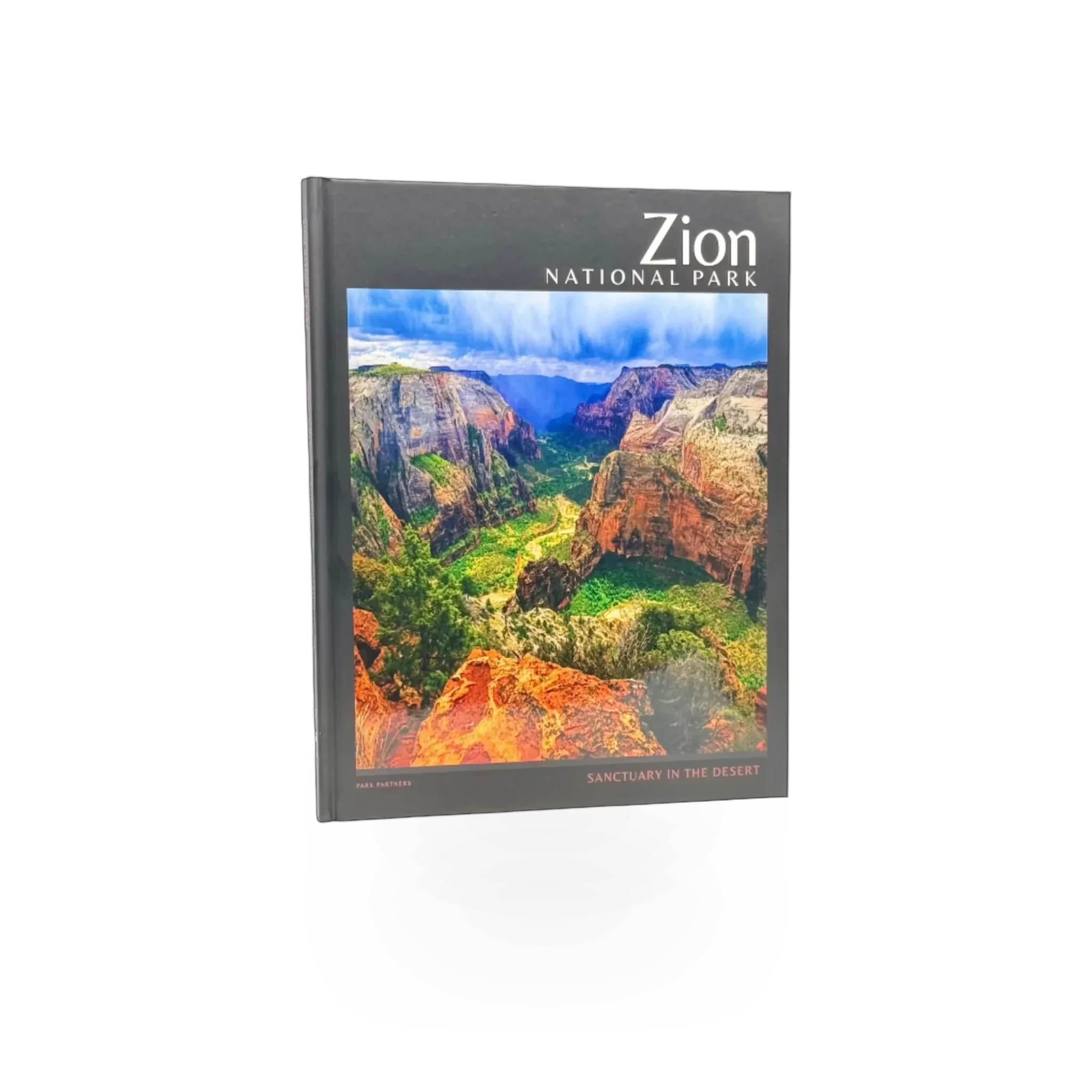 Park Partners Zion and Bryce double pack hardcover book, featuring scenic images and information about Zion and Bryce National Parks.