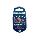 Colorful America 250 sticker pack by VA featuring vibrant patriotic designs on glossy paper