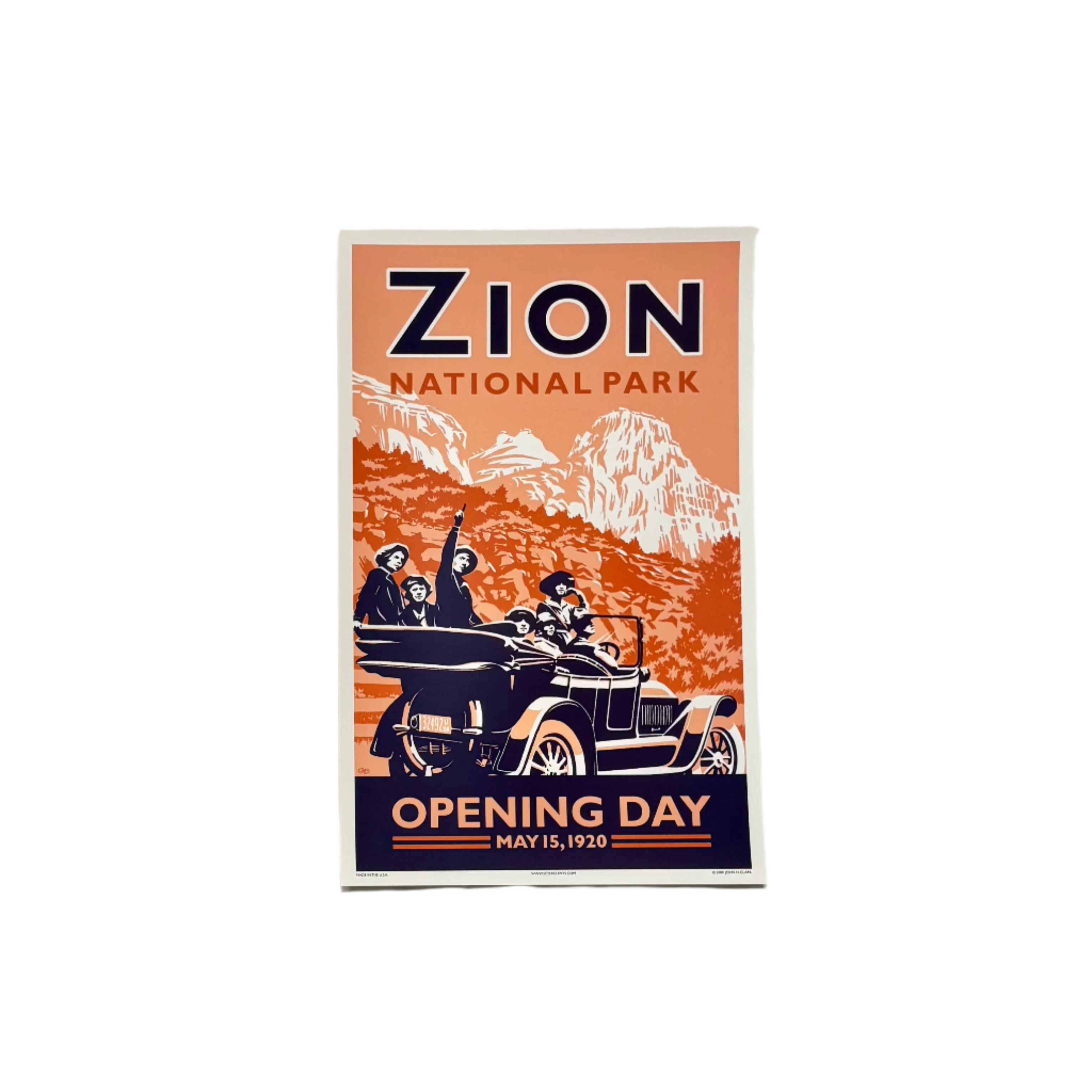 Poster - Opening Zion - Zion Natl Park Forever Project