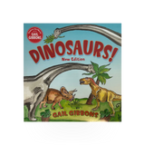 Cover image of the Penguin Random House "Dinosaurs!" book, showcasing colorful dinosaur illustrations on the front cover.