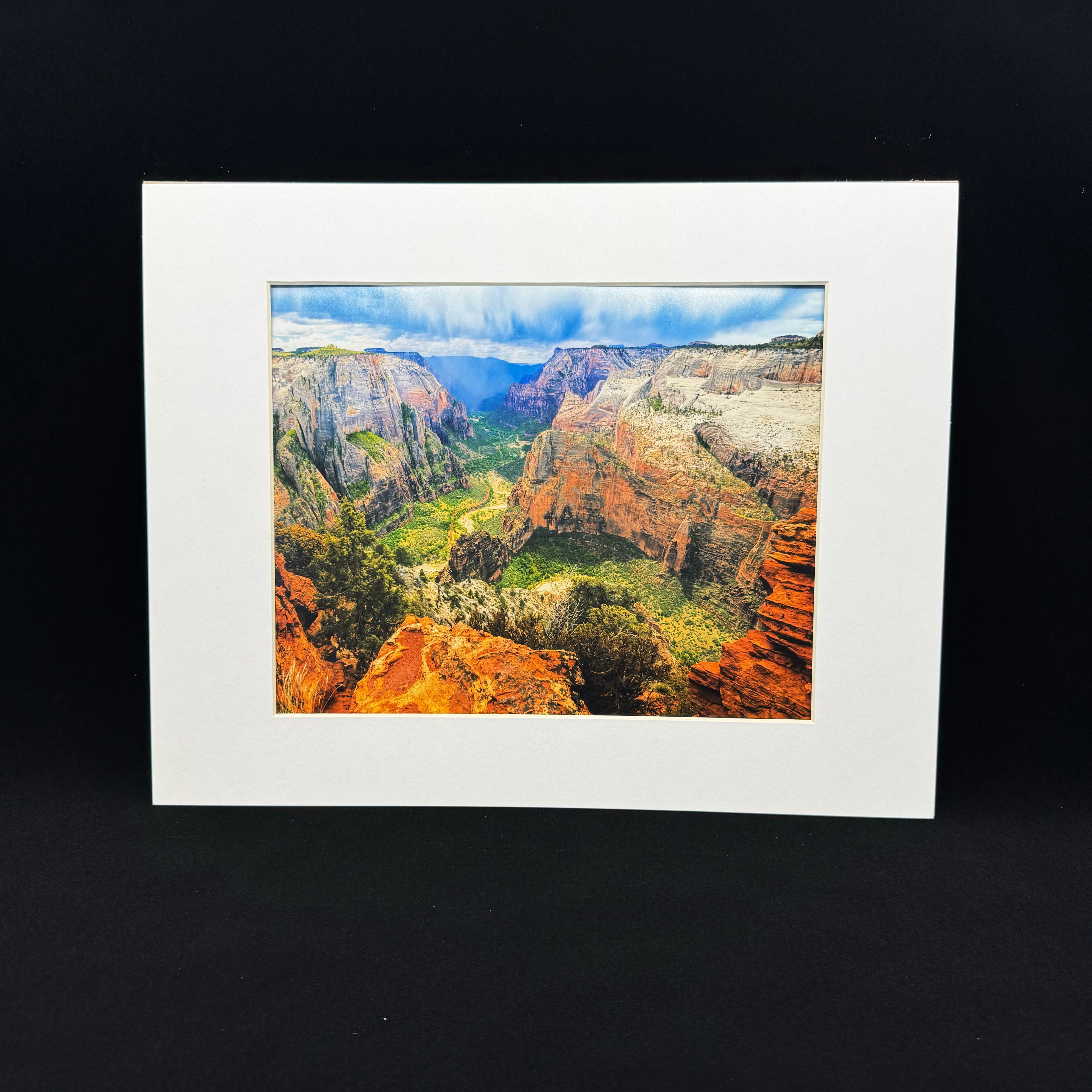 Matted Print - RR Observation ZN-05 - Zion Natl Park Forever Project