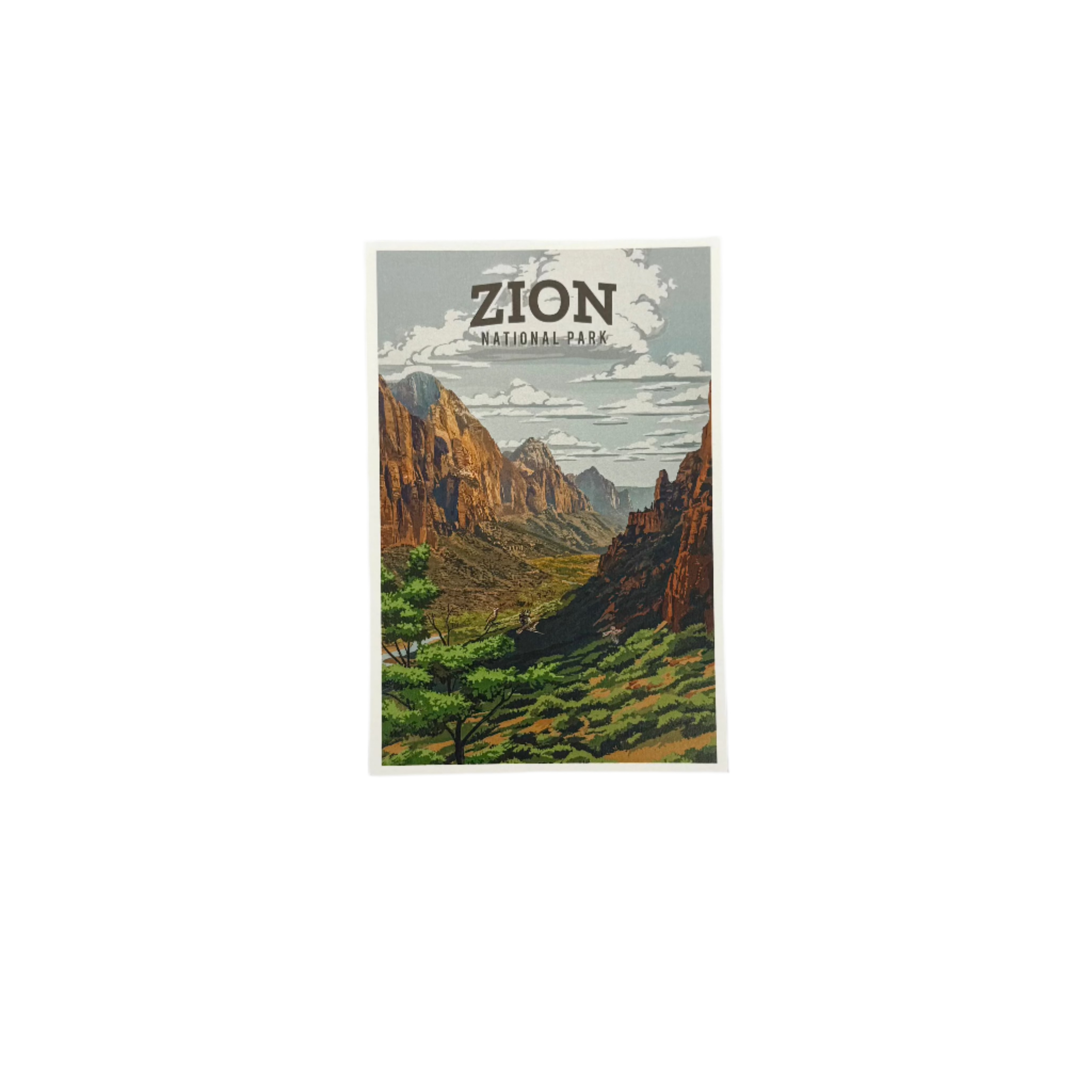 Postcard Zion - Canyon 115029 - Zion Natl Park Forever Project