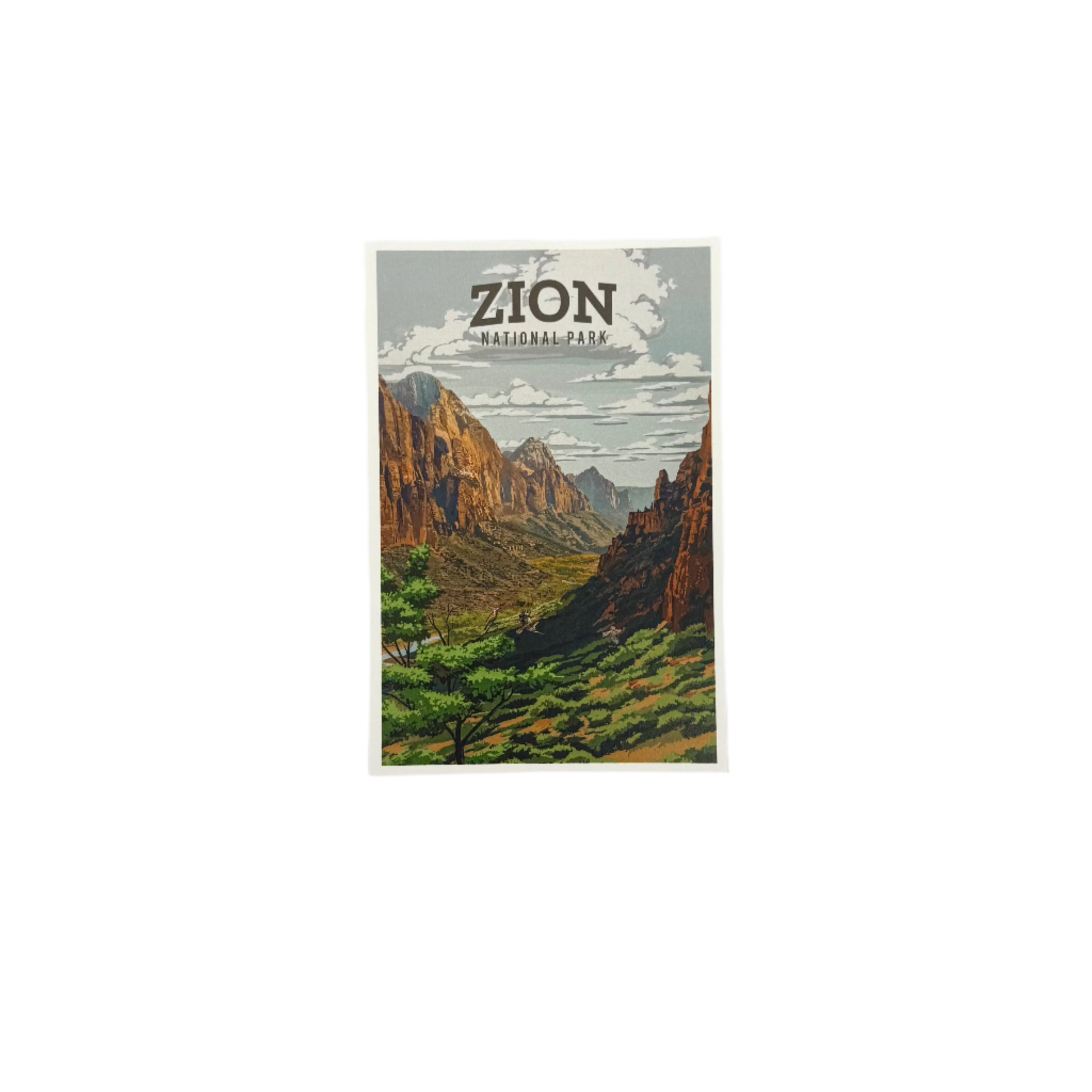Postcard Zion - Canyon 115029 - Zion Natl Park Forever Project