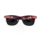 Desert Sunglass of Scottsdale America 250 polarized safety sunglasses with full frame and tinted lenses.