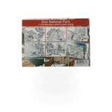 Colorable postcard featuring vibrant artwork by Impact Photographics, ideal for creative projects or mailing.