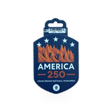 Colorful America 250 sticker pack by VA featuring vibrant patriotic designs on high-quality stickers.