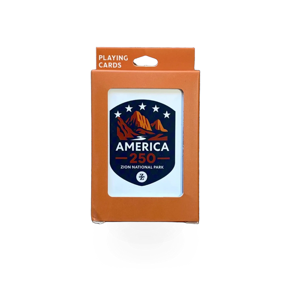 Impact Photographics America 250 playing cards set, vibrant design featuring patriotic symbols and bold colors.