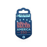 Colorful America 250 sticker pack featuring vibrant patriotic-themed stickers in various designs and sizes.