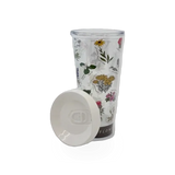 22 oz. Wildflowers of the USA tumbler featuring colorful floral designs, branded by McGovern Maps, perfect for beverages.