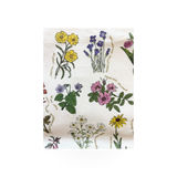Canvas tote bag featuring wildflowers of the USA design by McGovern Maps, with colorful floral illustrations on sturdy fabric.