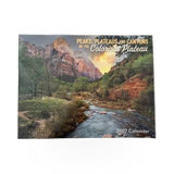 Impact Photographics Zion cover calendar for 2027, featuring vibrant landscape images on a VA calendar with Impact 5085-03C design.