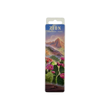 Metal bookmark featuring Watchman Wildflowers design by Lantern Press, with intricate wildflower illustrations on a sturdy metal strip.