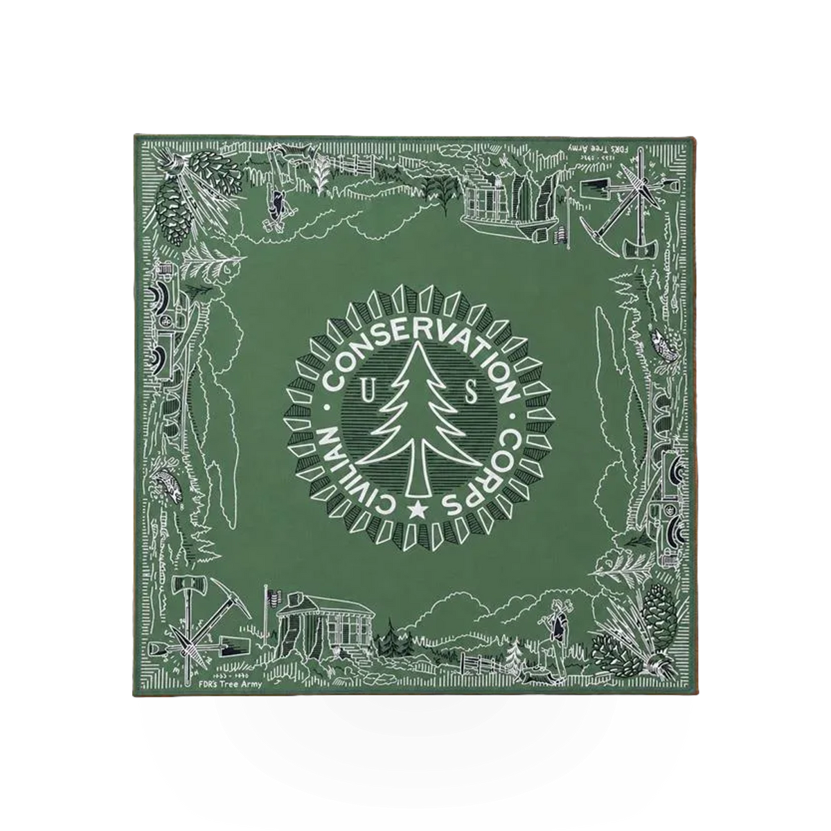 Molly Jogger CCC Legacy 24x24 inch cloth bandana with stylish pattern, versatile accessory for casual wear.
