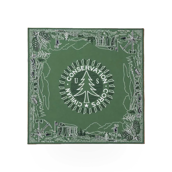 Molly Jogger CCC Legacy 24x24 inch cloth bandana with stylish pattern, versatile accessory for casual wear.