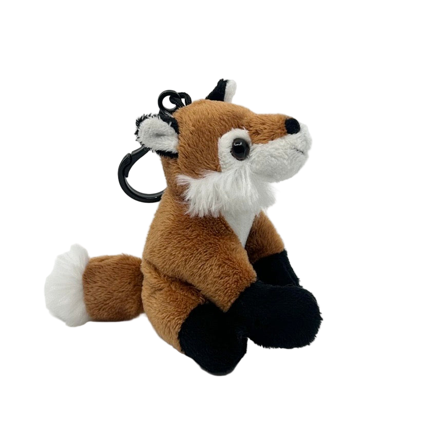 Keychain - 3.5" Fox Charm Plush Dntd