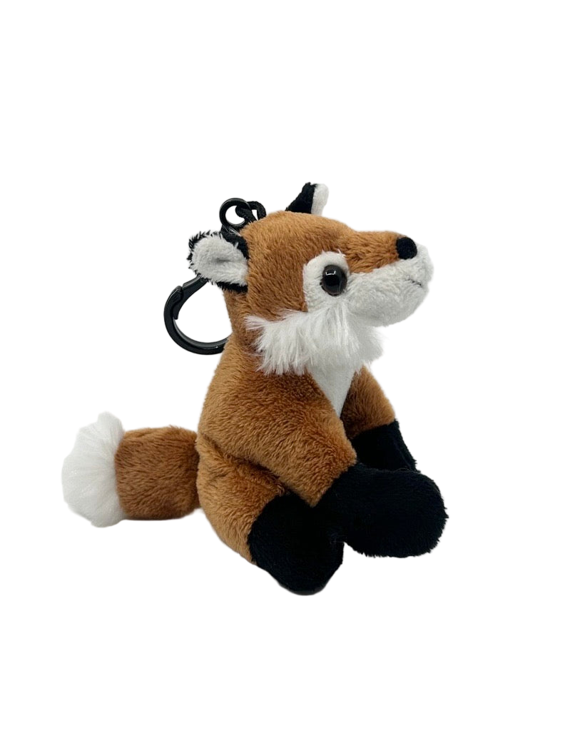 Keychain - 3.5" Fox Charm Plush Dntd