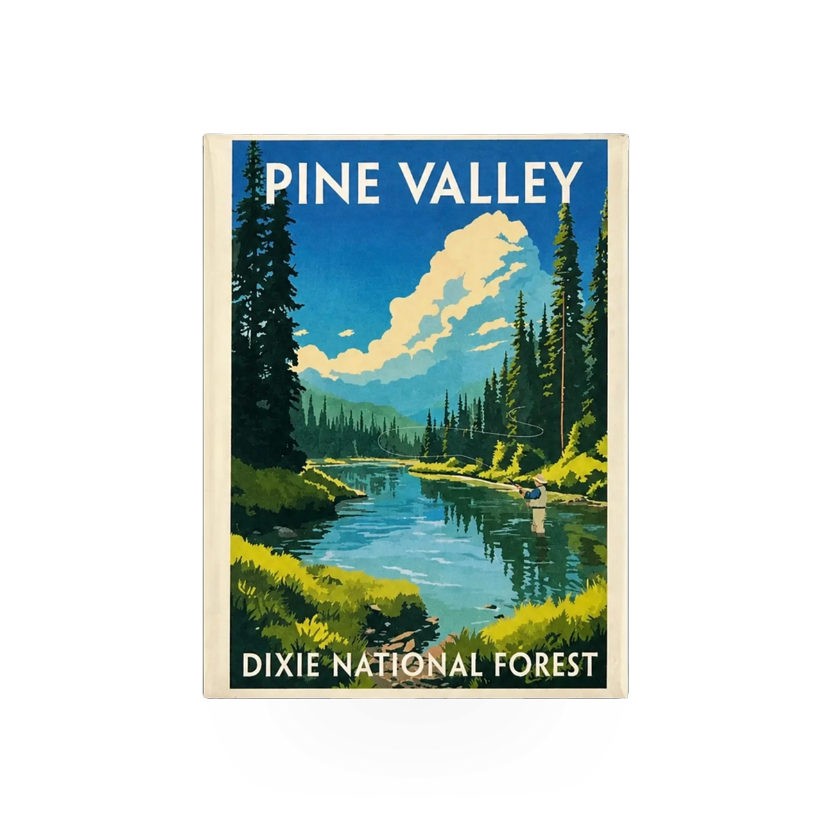 Magnet - Badge - PV Dixie Natl Forest - 95834-23B - Pine Valley