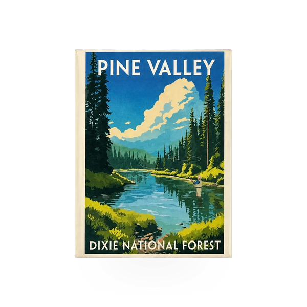 Magnet - Badge - PV Dixie Natl Forest - 95834-23B - Pine Valley