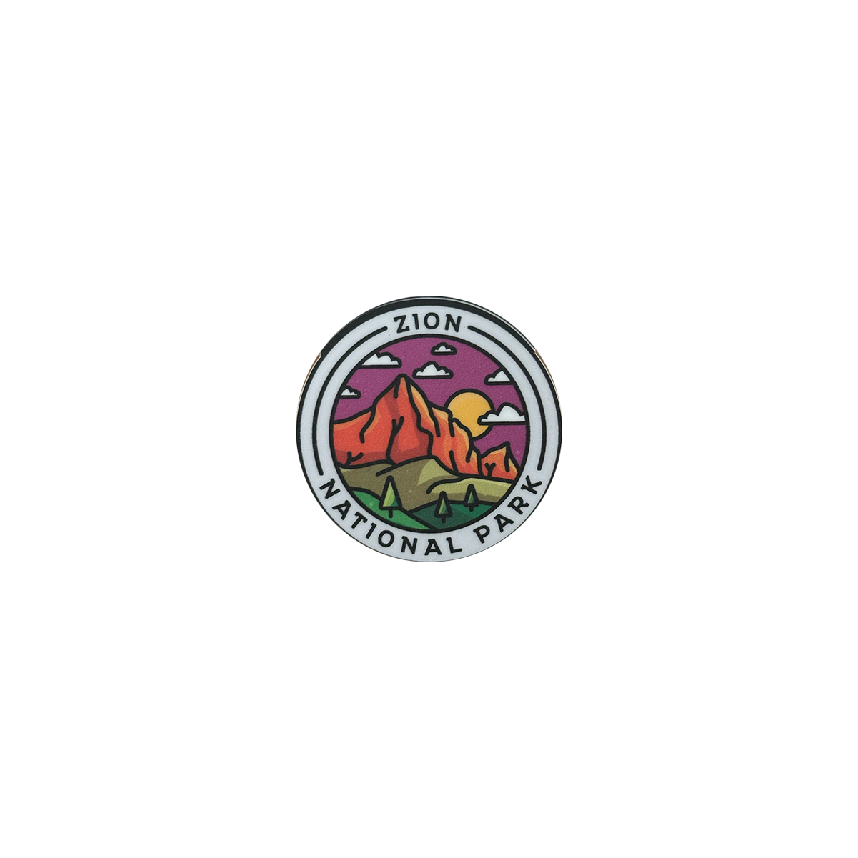 Sticker - Zion Clean Circle S13858