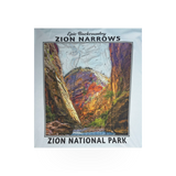 Tshirt - Epic Narrows Map Zion NP