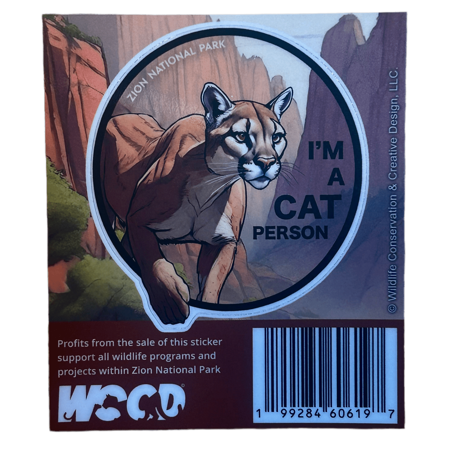 Adopt-A-Mountain Lion - Sticker