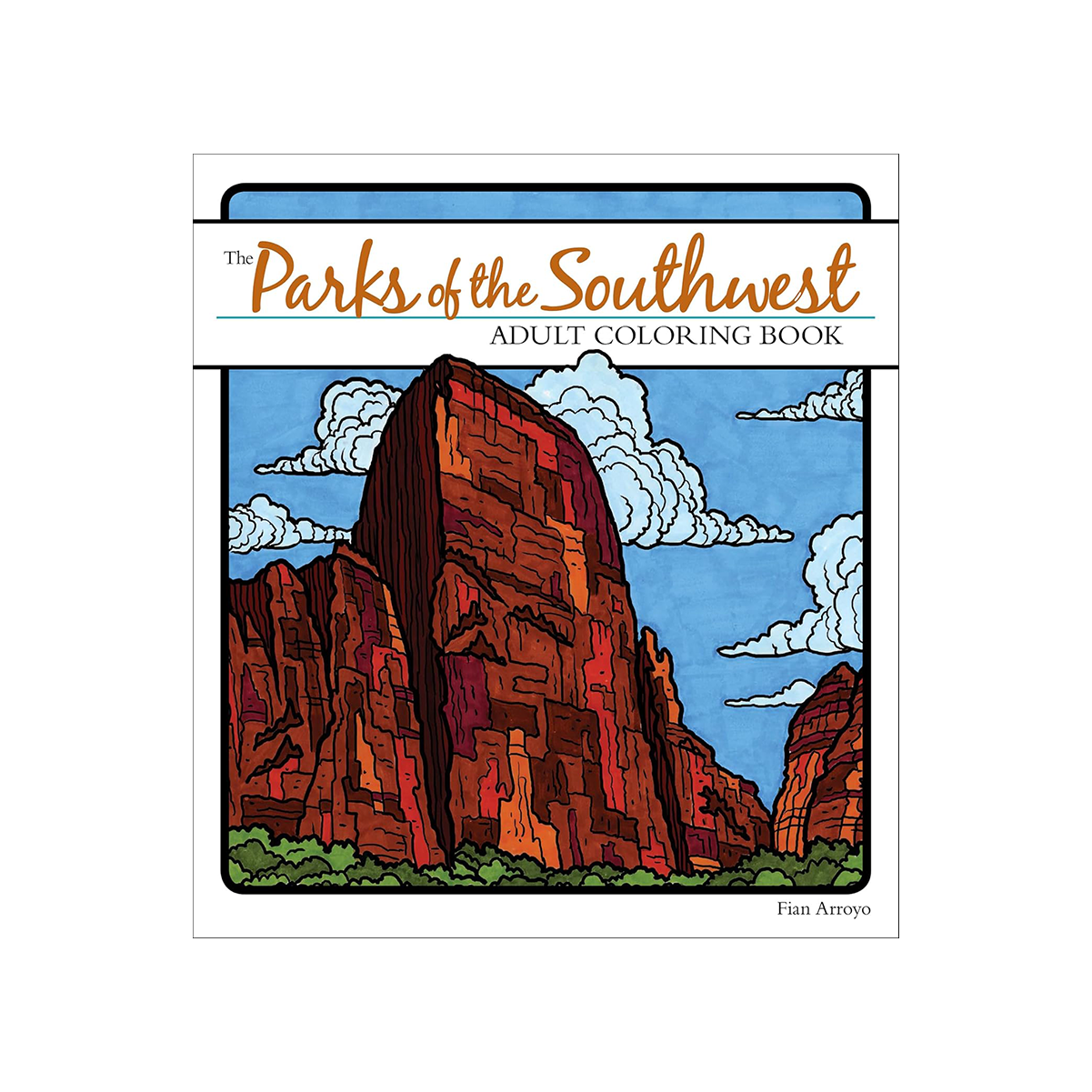 Book - Coloring Book Parks Of The SW - Zion Natl Park Forever Project