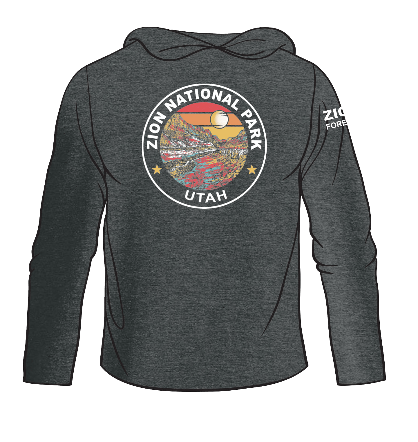 Hoodie - Majestic Zion - Zion Natl Park Forever Project